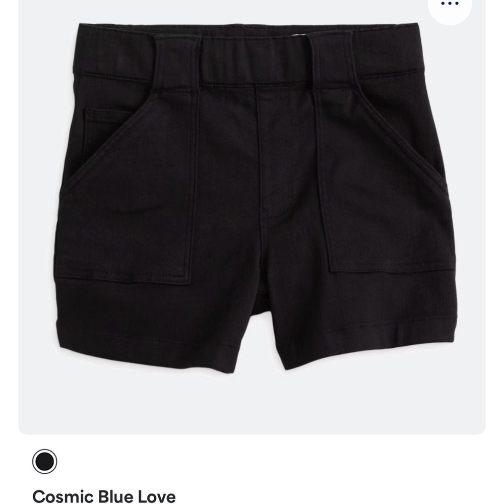 Cosmic Blue Love Black Shorts 31